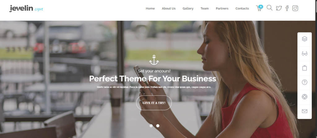 jevelin plantilla de wordpress